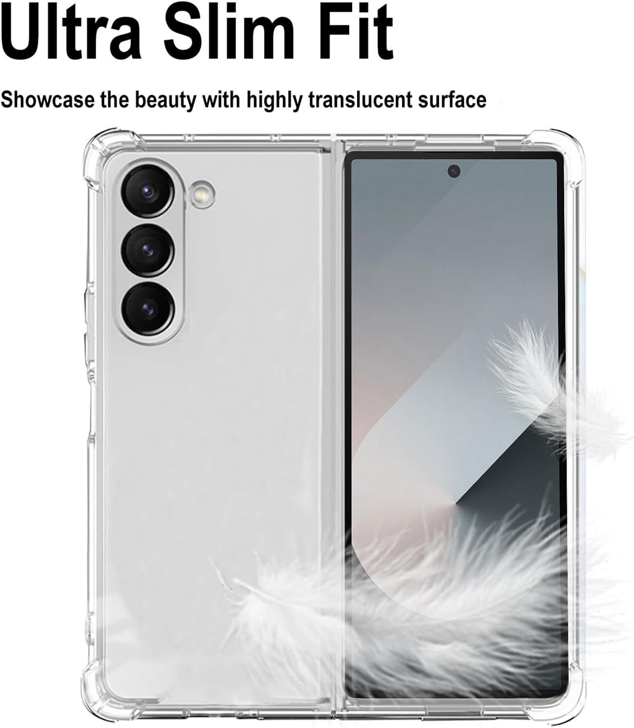 Coque en TPU souple pour Samsung Galaxy Z Fold 6 5G Coque en TPU souple pour Samsung Galaxy Z Fold 6 5G